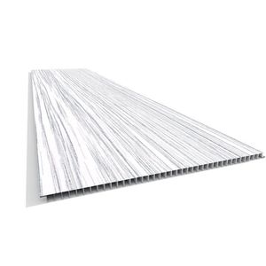 Forro PVC Plasbil Relevo Rústico Mont Blanc Junta Seca 7mm 20cm 6m