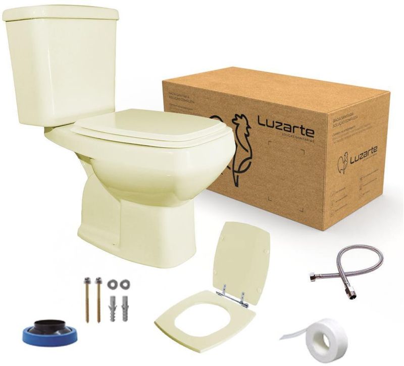 Vaso-Sanitario-com-Caixa-Acoplada-Luzarte-Porto-com-Acessorios-de-Instacao-Acionamento-Simples-Pergamon-6-Litros