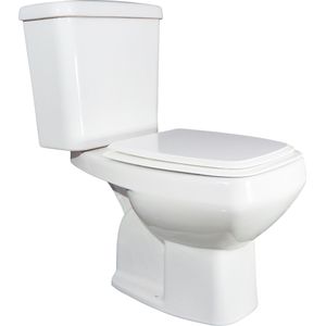 Vaso Sanitário com Caixa Acoplada Luzarte Anturius com Acessorios de Instalação e Assento Fechamento Suave Acionamento Simples Branc