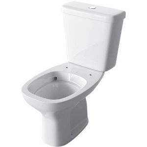 Vaso Sanitário com Caixa Acoplada Luzarte Tavira Turbilon com Acessorios de Instalação Acionamento Duplo Branco 3/6 Litros