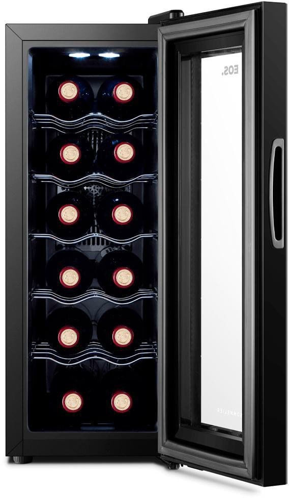 ADEGA-CLIMATIZADA-EOS-PARA-12-GARRAFAS-ELETRONICA-PAINEL-TOUCH-FULL-GLASS-EAE12-BIVOLT