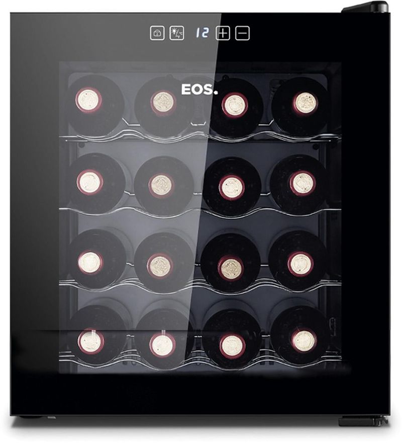 Adega-Climatizada-EOS-Para-16-Garrafas-Eletronica-Painel-Touch-FullGlass-EAE16G-Bivolt