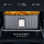 FRITADEIRA-ELETRICA---AIR-FRYER-OVEN-12L-DIGITAL-PREMIUM-EOS-INOX-EAF12I-PRETO-220V