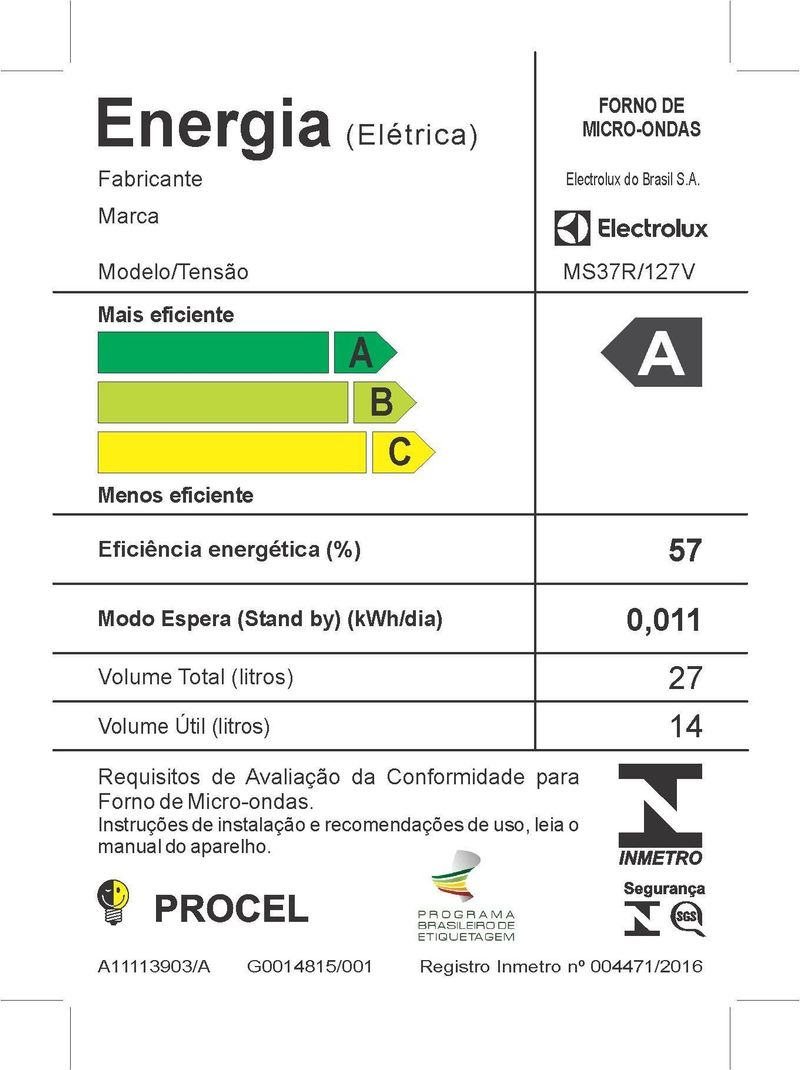 Forno-Microondas-Electrolux-MS37R-27-Litros-Cinza-110V