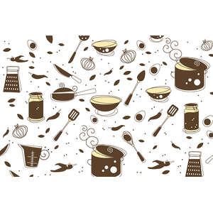 Papel de Parede Contact Adesivo Plavitec 270145C/2 RD Cantinho Gourmet 45x200cm