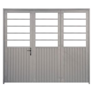 Portão de Ferro Maxiaço 0200 245x210cm 3 Folhas Esquerda