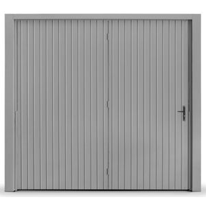 Portão de Ferro Maxiaço 618L 240x220cm com Porta Auxiliar Direita