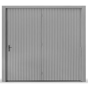 Portão de Aço Maxiaço 0682 280x220cm Esquerda com Porta Auxiliar