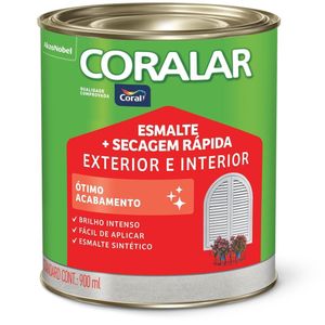 Tinta Esmalte Coralar Brilhante Vermelho Goya 900ml
