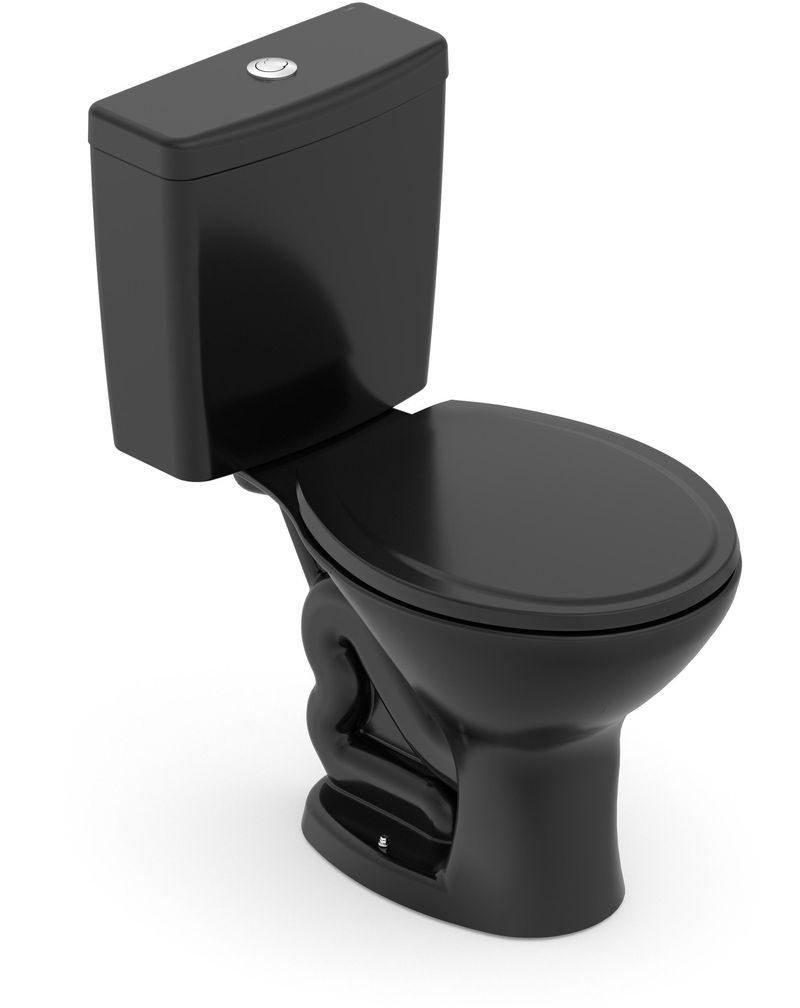 Vaso-Sanitario-com-Caixa-Acoplada-Celite-Saveiro-Ecoflush-AcionamentoDuplo-Preto-3-6-Litros