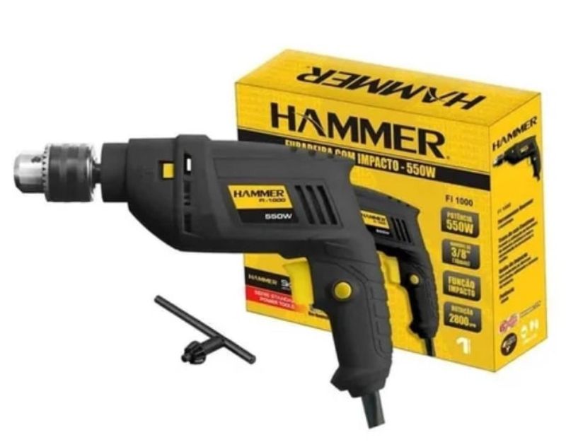 Furadeira-de-Impacto-Hobby-Hammer-GYFI1000-3-8-550W-110V