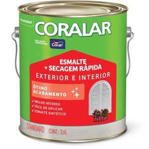 Tinta Esmalte Coralar Brilhante Verde Folha 3,6L