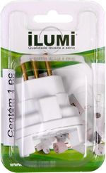 Plug-Adaptador-Eletrico-Eletrico-2-Polos-e-1-Tomada-10A-250V-Branco
