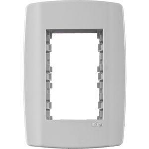 Placa Ilumi 4x2 3 Módulo Ilumi com Suporte Slim