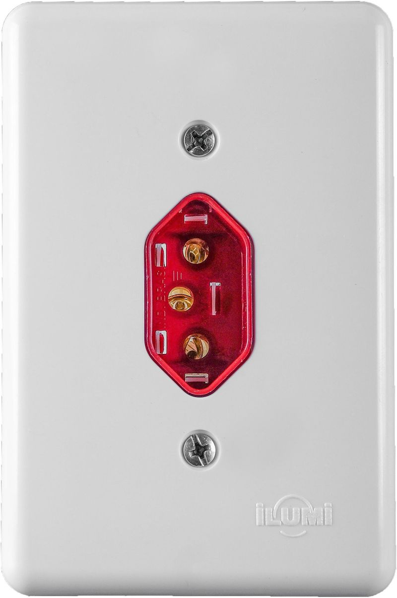 Tomada-Ilumi-20142-2-Polos-e-1-Tomada-10A-250V-Vermelho-Stylus-Branca