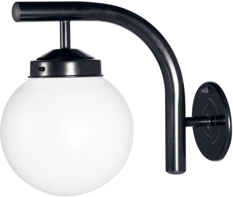 Arandela-1-Lampada-Colonial-Globo-Redonda-100W-Aco-E-Polietileno-Blumenau-182599-01-Preto-Bivolt