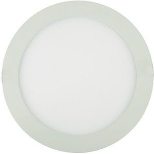 Painel LED de Sobrepor Redondo 12W 6500K Alumínio Blumenau Branco Bivolt
