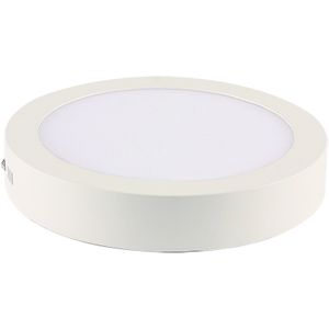 Painel LED de Sobrepor Redondo 18W 6500K Alumínio Blumenau Branco Bivolt