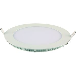 Painel LED de Embutir Redondo 18W 6500K Alumínio Blumenau 80346004 Branco Bivolt