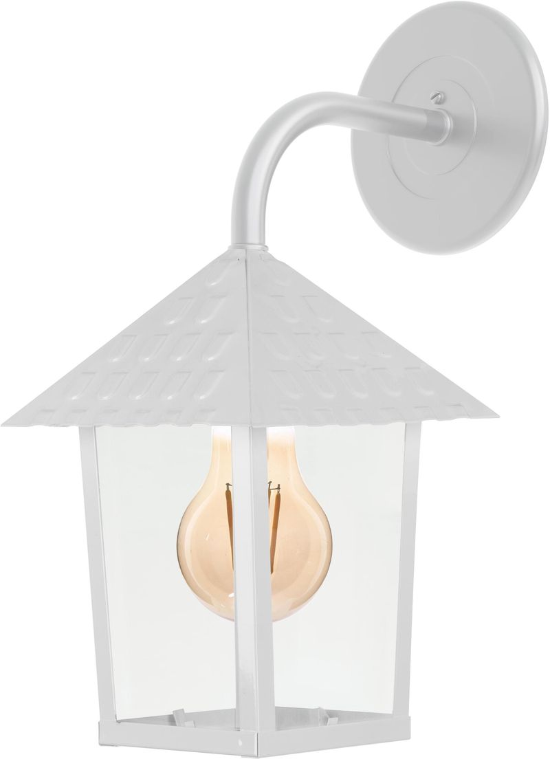 Arandela-1-Lampada-Colonial-Quadrada-100W-Aco-e-Vidro-Blumenau-109300-04-Branco-Bivolt