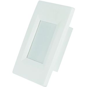 Poste Balizador Litten Blumenau Parede 2W 3000K Branco Bivolt