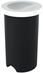 Poste-Balizador-Multilight-Luminatti-Solo-e-Parede-1W-3000K-Preto-Bivolt