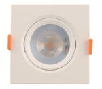 Spot-LED-de-Embutir-Quadrado-Multilight-5W-6500K-Aluminio-E-Polimeros-Sinteticos-Luminatti-Lm304-Branco-Bivolt