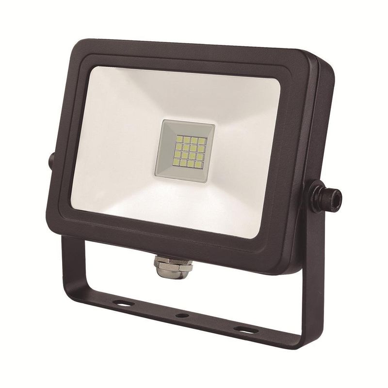 Projetor-Led-Multilight-Retangular-10W-Luz-Verde-Aluminio-Vidro-E-Polimeros-Sinteticos-Luminatti-Lm242-Preto-Bivolt