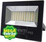 Projetor-Led-Multilight-Retangular-50W-6000K-Aluminio-Vidro-E-Polimeros-Sinteticos-Luminatti-Lm247-Preto-Bivolt