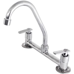 Torneira Misturador Pia Cozinha Romar de Mesa Bm Pratic Cromado DN15
