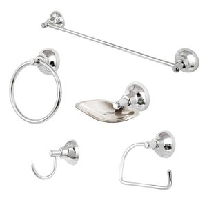 Acessórios Para Banheiro Romar Master Cromado Kit com 5 Peças