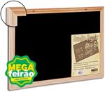 Quadro-Lousa-Para-Escrita-Escolar-Preto-Cortiarte-Moldura-Madeira-Pinus-50x70