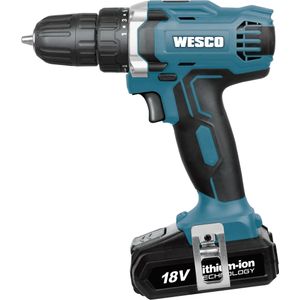 Parafusadeira e Furadeira a Bateria Wesco WS2972 10mm 18V