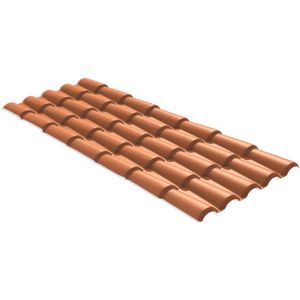 Telha de PVC Permatti Estilo Colonial 2,30mx86cm