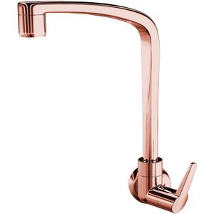 Torneira Pia Cozinha Lorenzetti de Parede Rose Gold 1168 F71 7111106
