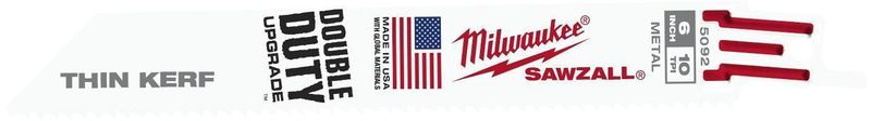 Lamina-Para-Serra-Sabre-Milwaukee-48-00-5092-6-10-Dentes-Cartela-com-5-Unidades