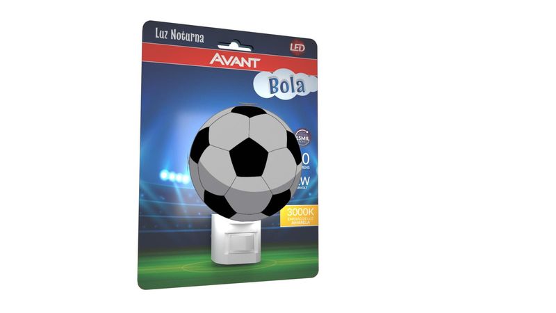 Luz-Noturna-LED-Bola-Policarbonato-Avant-1W-Bivolt