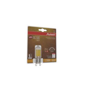 Lâmpada Retrô Luxpin G9 Vidro Avant 2200K 2W 220V