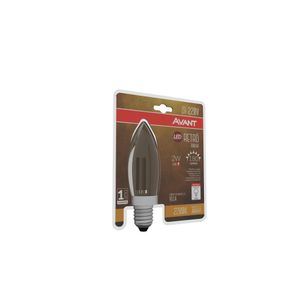 Lâmpada Retrô Vela Vidro Avant 2W 220V