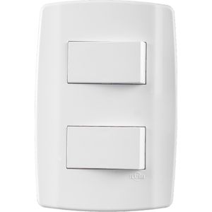Interruptor Ilumi Simples Slim 10A+Tomada 10A 250V