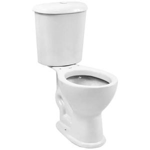Vaso Sanitário com Caixa Acoplada Luzarte Estrela Porto Acionamento Simples Branco 6 Litros
