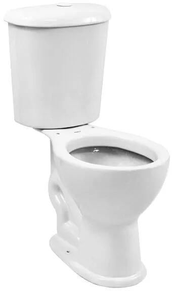 Vaso Sanitário com Caixa Acoplada Luzarte Estrela Porto Acionamento Simples Branco 6 Litros