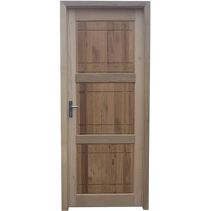 Porta de Madeira Cedrinho Rajado BH 1033 3 Almofada 85x213x8cm Direita
