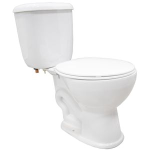 Vaso Sanitário com Caixa Acoplada Luzarte Porto com Acessórios Acionamento Simples Branco 6 Litros
