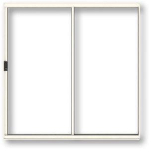 Vitrô de Alumínio de Correr Tuo Alumasa 1145196 120x100cm Branco 2 Folhas Sem Grade