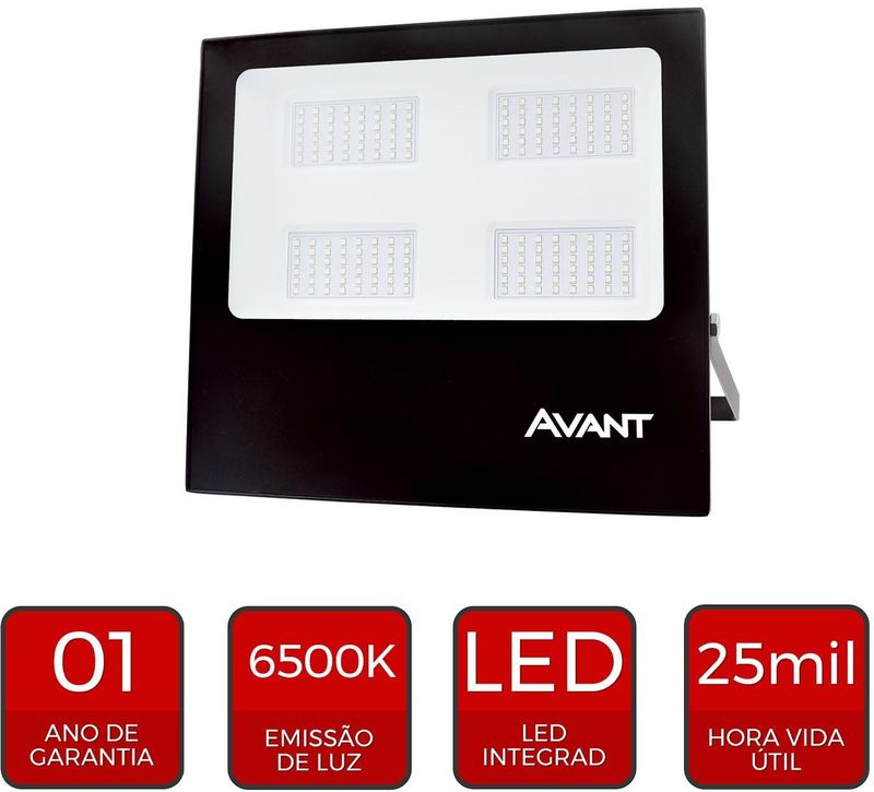 Refletor Led Avant SL200 6500K 15000 Branco Bivolt