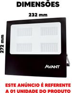 Refletor Led Avant SL200 6500K 15000 Branco Bivolt