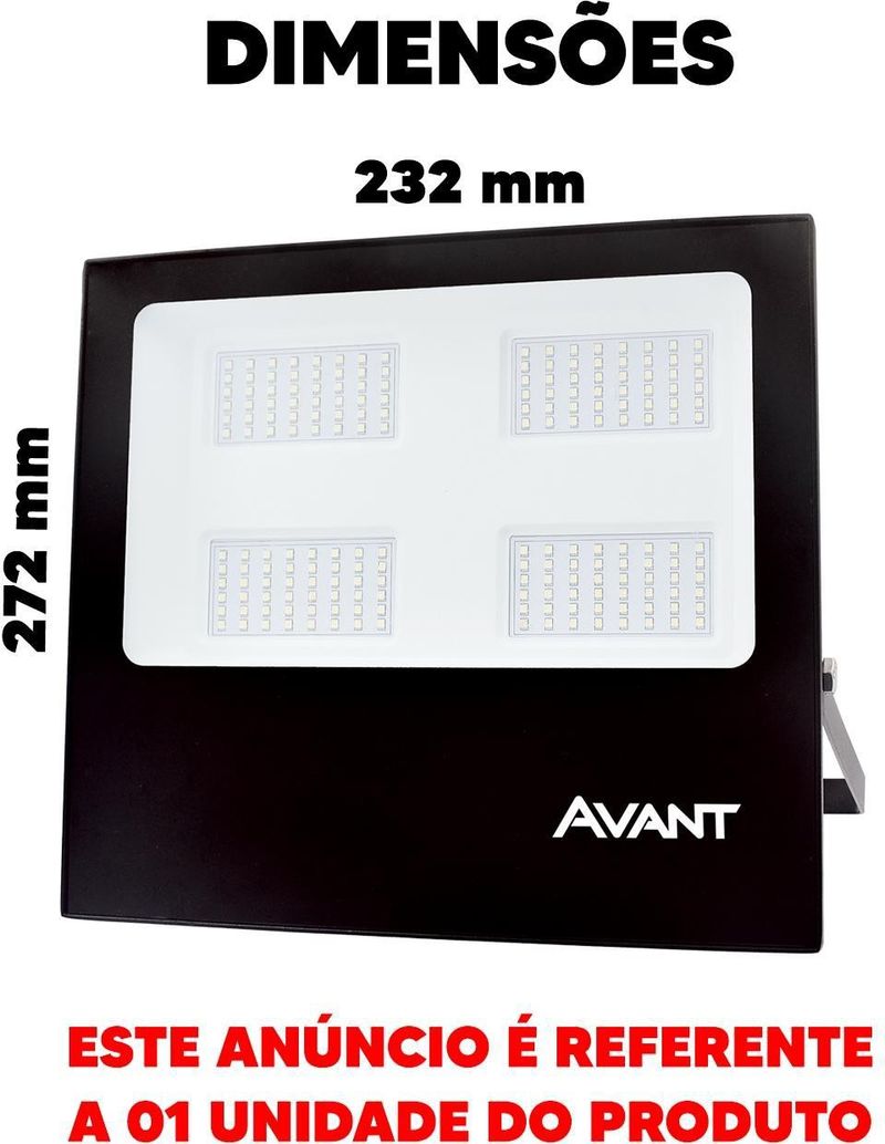 Refletor Led Avant SL200 6500K 15000 Branco Bivolt