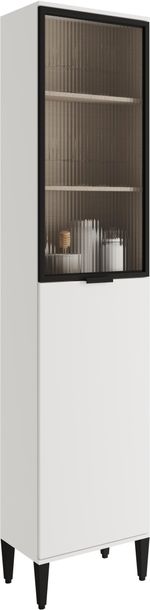 Paneleiro-Duplo-2-Portas-com-Vidro-Alpha-Carraro-Branco