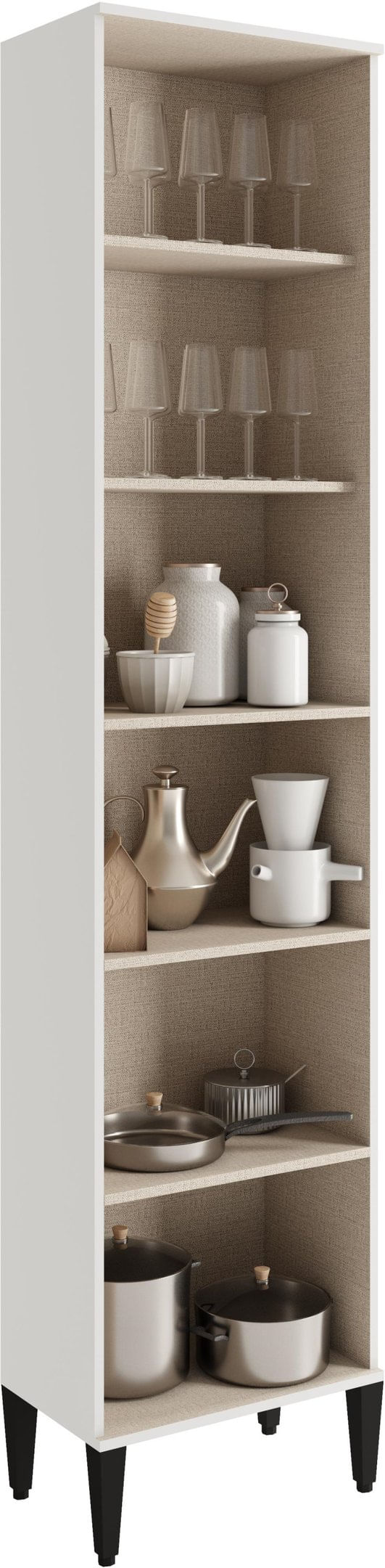 Paneleiro-Duplo-2-Portas-com-Vidro-Alpha-Carraro-Branco